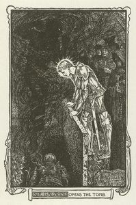Sir Galahad åbner graven